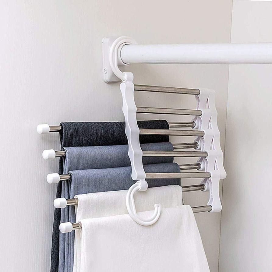 👕 Closet 5-Layer Stainless Steel Space Saver Hanger 🔥BUY 1 GET 1 FREE🔥