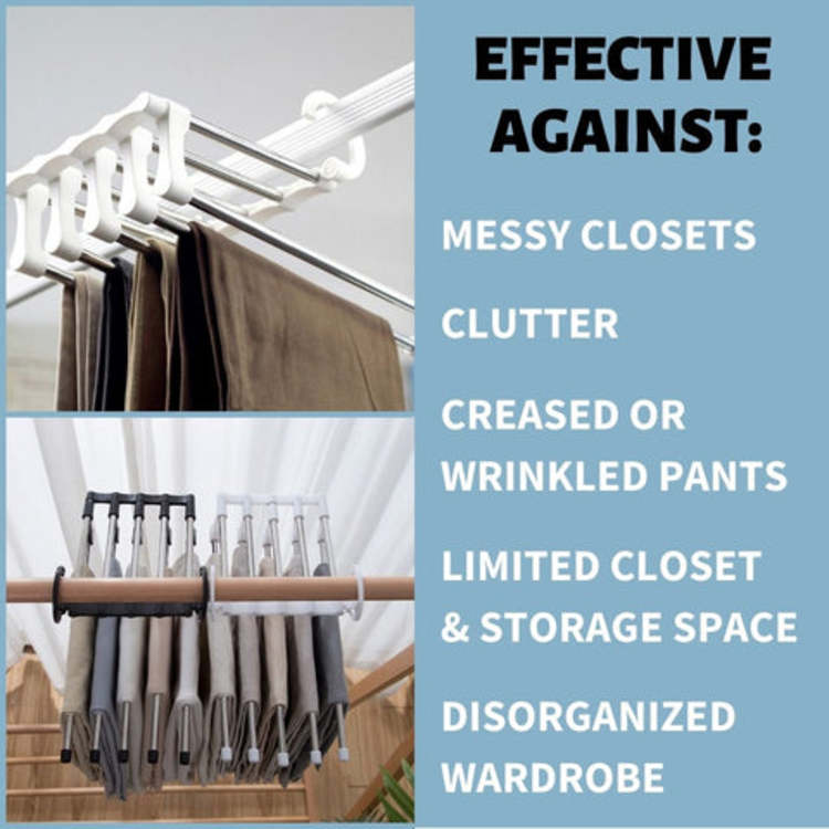 👕 Closet 5-Layer Stainless Steel Space Saver Hanger 🔥BUY 1 GET 1 FREE🔥